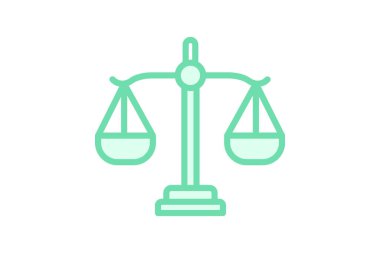 Kurumsal Adalet Dengesi, vektör, piksel mükemmel, illüstratör dosyası