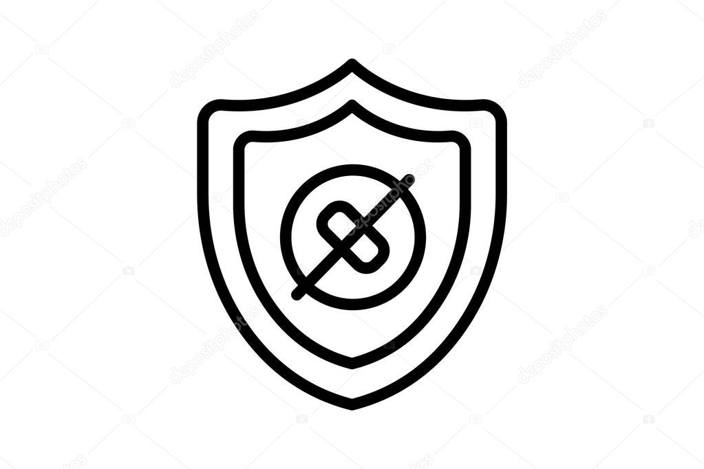 Anti Fraud Shield, vector, pixel perfect, illustrator file