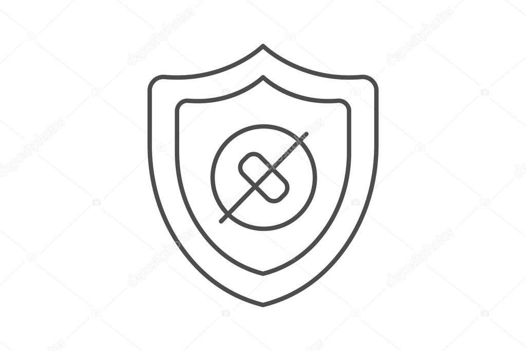 Anti Fraud Shield, vector, pixel perfect, illustrator file