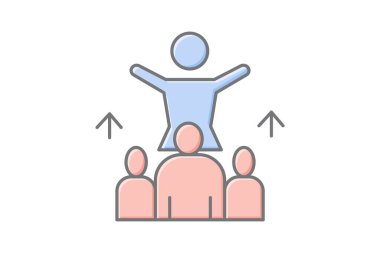 Etik Liderlik, vektör, piksel mükemmel, illüstratör dosyası