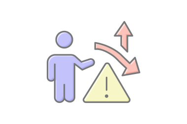 İş Riski Değerlendirmesi, vektör, piksel mükemmel, illüstratör dosyası