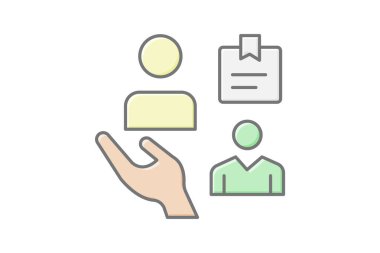 Tüketici Hakları Simgesi, vektör, piksel mükemmel, illüstratör dosyası