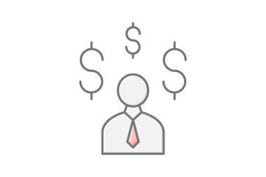 İş Ahlakı Simgesi, vektör, piksel mükemmel, illüstratör dosyası