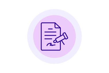 Yasal Sözleşme, vektör, piksel mükemmel, illüstratör dosyası