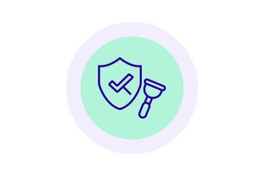 Yasal koruma, vektör, piksel mükemmel, illüstratör dosyası