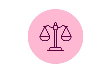 Adalet, vektör, piksel ölçekleri mükemmel, illüstratör dosyası