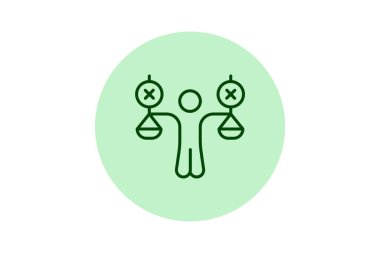 Etik Karar, vektör, piksel mükemmel, illüstratör dosyası