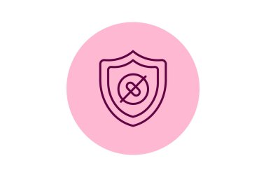 Dolandırıcılık Karşıtı Kalkan, vektör, piksel mükemmel, illüstratör dosyası