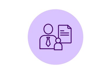 İş Disiplin Simgesi, vektör, piksel mükemmel, illüstratör dosyası