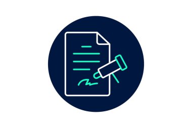 Yasal Sözleşme, vektör, piksel mükemmel, illüstratör dosyası