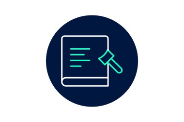 İş Hukuku Kitabı, vektör, piksel mükemmel, illüstratör dosyası