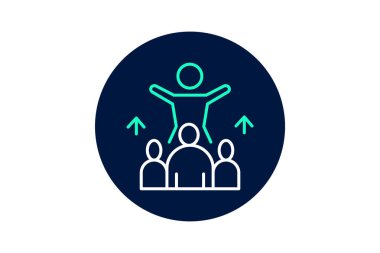 Etik Liderlik, vektör, piksel mükemmel, illüstratör dosyası