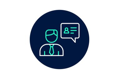 Hukuki Danışman Simgesi, vektör, piksel mükemmel, illüstratör dosyası