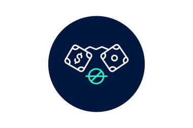 Anti Monopoly Simgesi, vektör, piksel mükemmel, illüstratör dosyası