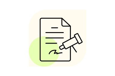 Yasal Sözleşme, vektör, piksel mükemmel, illüstratör dosyası