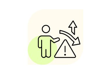 İş Riski Değerlendirmesi, vektör, piksel mükemmel, illüstratör dosyası