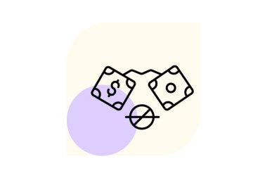 Anti Monopoly Simgesi, vektör, piksel mükemmel, illüstratör dosyası