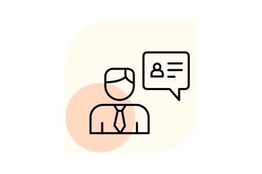 Hukuki Danışman Simgesi, vektör, piksel mükemmel, illüstratör dosyası