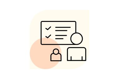 Uyum Eğitim Simgesi, vektör, piksel mükemmel, illüstratör dosyası