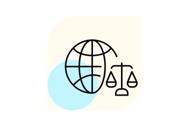 Global Business Law, vektör, piksel mükemmel, illüstratör dosyası