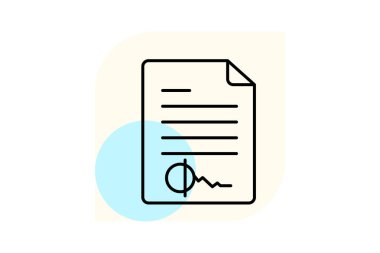 İş Hukuku Sözleşmesi, vektör, piksel mükemmel, illüstratör dosyası