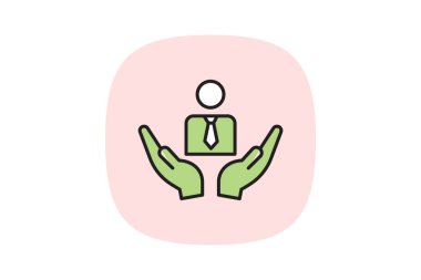 İş Sorumluluğu, vektör, piksel mükemmel, illüstratör dosyası