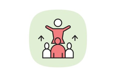 Etik Liderlik, vektör, piksel mükemmel, illüstratör dosyası