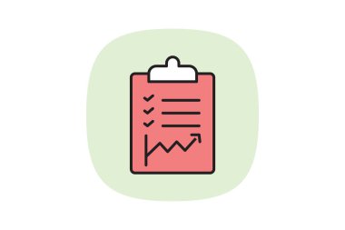 İş Denetim Raporu, vektör, piksel mükemmel, illüstratör dosyası