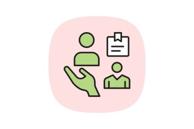 Tüketici Hakları Simgesi, vektör, piksel mükemmel, illüstratör dosyası