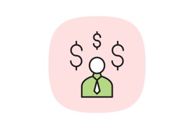 İş Ahlakı Simgesi, vektör, piksel mükemmel, illüstratör dosyası