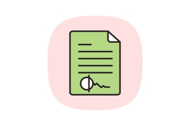 İş Hukuku Sözleşmesi, vektör, piksel mükemmel, illüstratör dosyası