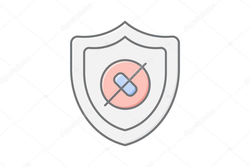 Anti Fraud Shield, vector, pixel perfect, illustrator file