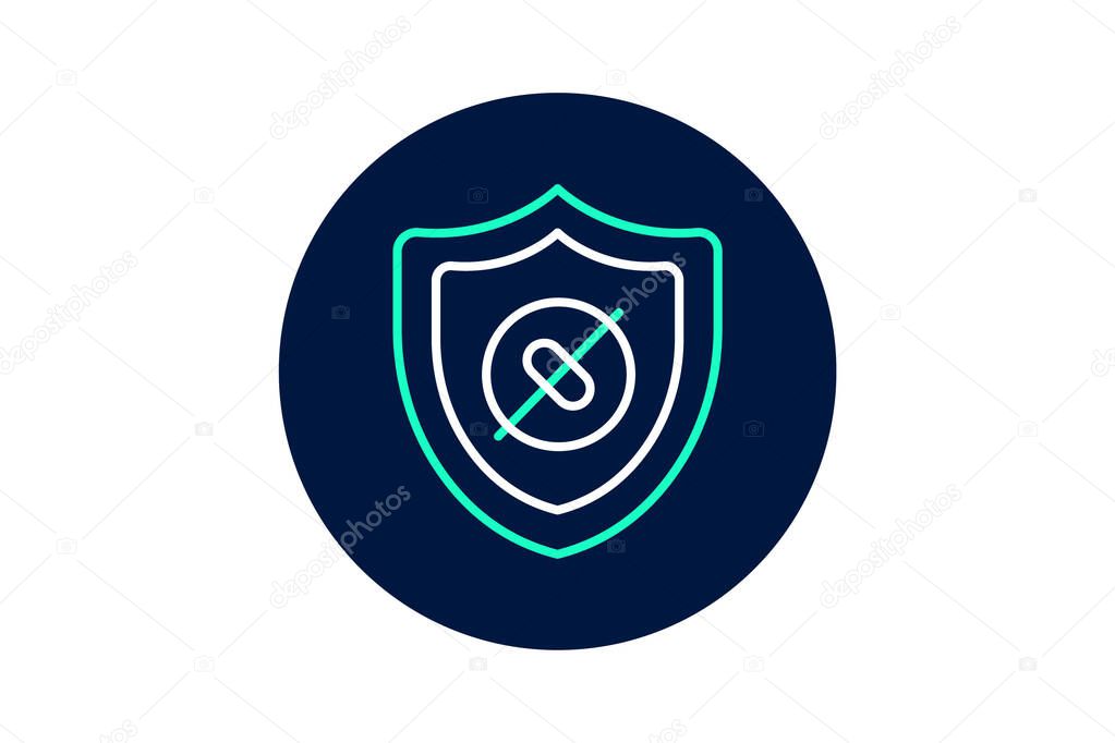Anti Fraud Shield, vector, pixel perfect, illustrator file