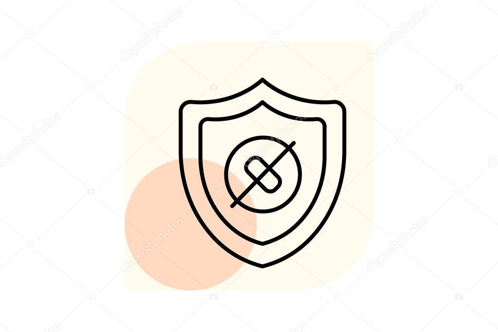 Anti Fraud Shield, vector, pixel perfect, illustrator file