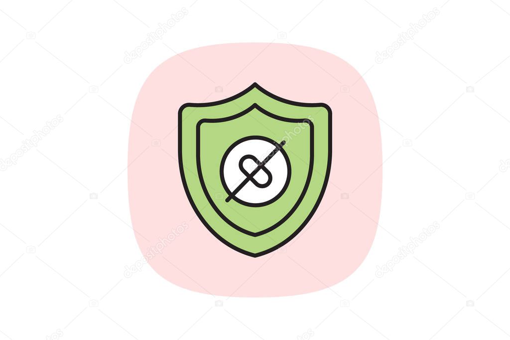 Anti Fraud Shield, vector, pixel perfect, illustrator file