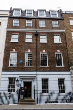 Building at 3 Saville Row, London,  where the Beatles performed an impromptu concert from the rooftop ot the Apple Corps headquarter.