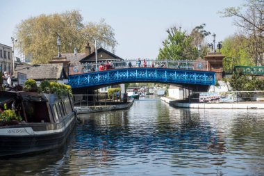 Little Venice, a district in West London, England, around the junction of the Paddington Arm of the Grand Union Canal, the Regent's Canal, and the entrance to Paddington Basin.