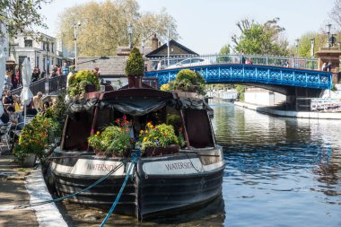 Little Venice, a district in West London, England, around the junction of the Paddington Arm of the Grand Union Canal, the Regent's Canal, and the entrance to Paddington Basin.
