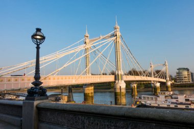 Albert Köprüsü, Thames Nehri 'nin üzerinden geçen ve Chelsea' yi Londra 'nın merkezine bağlayan bir yol köprüsü..