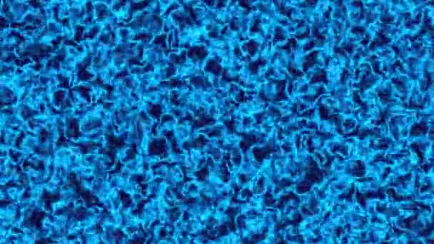 Fundo Abstrato Oceano Sedoso Liso Fluxo Futurista Azul — Vídeo de Stock