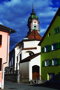 Catholic church standing in the city limits