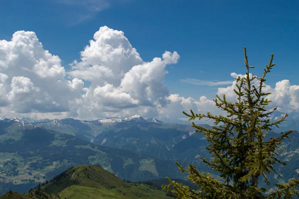 Boeiend Zwitsers Bergavontuur Ontdek Besneeuwde Toppen Omhels Opwindend Creëer Onvergetelijke — Stockfoto