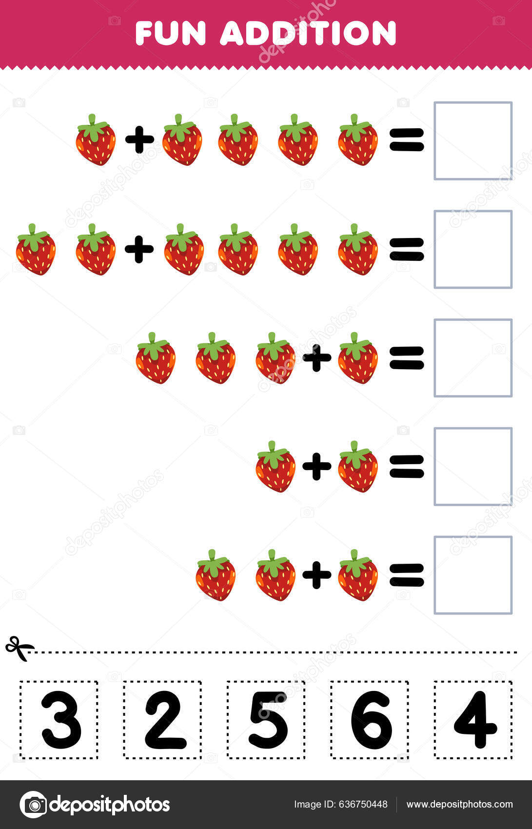 Образование Игры Детей Весело Дополнение Вырезать Соответствовать.