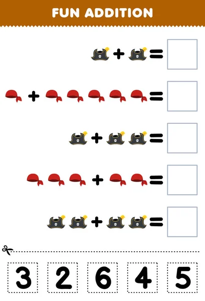 jogo de educação para crianças adição divertida por contagem e escolha a  resposta correta da planilha imprimível do sino do instrumento de música  dos desenhos animados 9989460 Vetor no Vecteezy