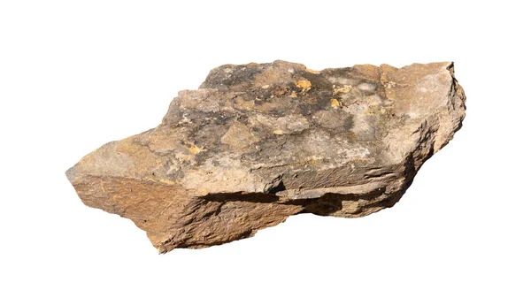 Μεγάλη Πέτρα Του Καφέ Χρώμα Τρίχωμα Έχουν Επιφάνεια Στην Κορυφή — Φωτογραφία Αρχείου
