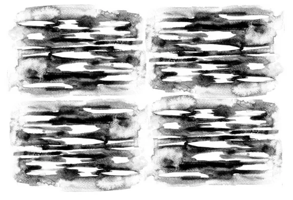 Абстрактний Фон Візерунок Білих Плям Чорно Білому Тлі Чорнило Розмивається — стокове фото
