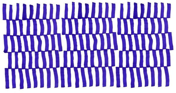 Fundo Abstrato Listras Verticais Irregulares Curtas Azuis Que Tocam Num — Fotografia de Stock