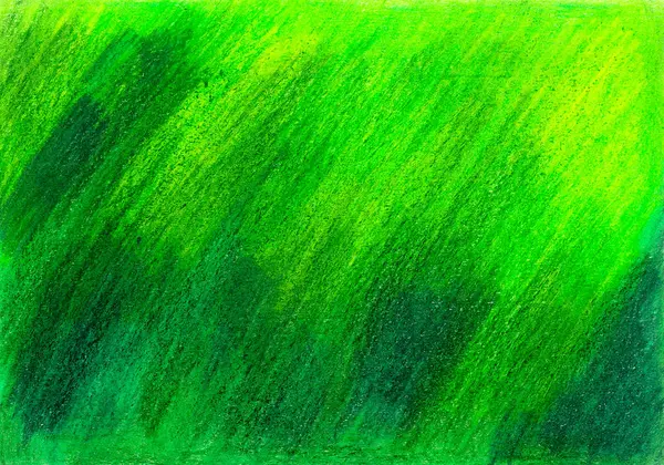 Abstract texture background. Filled with diagonal strokes. Colored pencils. Different shades of green. Gradient from dark to light, bottom to top. A dark shade from below, a light shade from above.