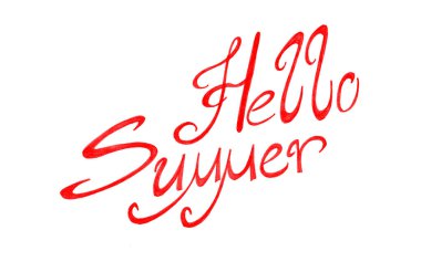 Kırmızı harflerle 