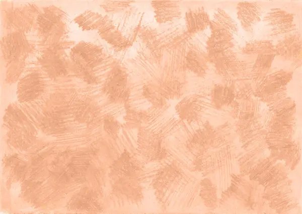 stock image Background filled with texture drawn with colored pencils. Different shades of pastel peach fuzz color. Chaotical strokes. Crayon texture. Light, softness.